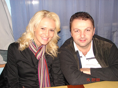 Mirco Patarini with Morgana Costa from Brasil